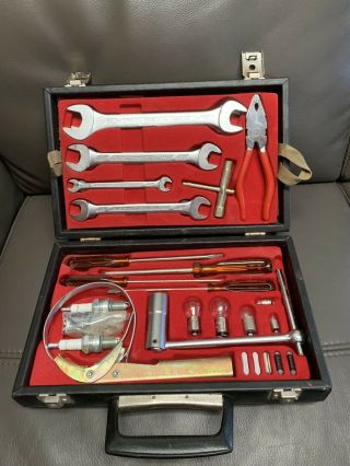 Ferrari 365 512 Tool Kit Briefcase Oil Filter Spark Plug Wrench 512bb Bbi Rare