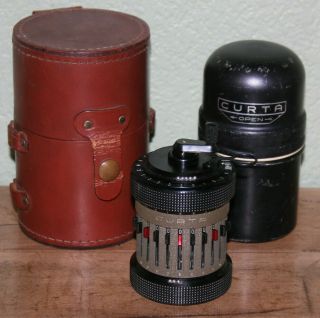 Rare Vintage 1963 Curta Type Ii 2 Mechanical Calculator With Case