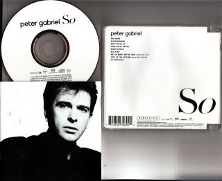 Peter Gabriel - So - Rare Sacd Audio Hybrid Cd (japan Press 2003) Genesis