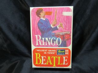 The Beatles Ringo Starr Revell Model Kit 1964 Vintage Figure Rare Complete