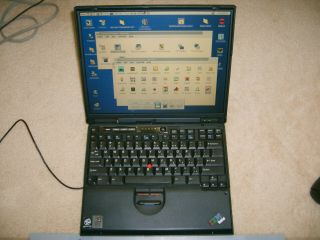 IBM Thinkpad T20 Laptop with OS/2 WARP 4 and DOS Dual Boot,  Very Rare 3