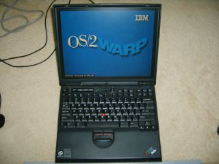 IBM Thinkpad T20 Laptop with OS/2 WARP 4 and DOS Dual Boot,  Very Rare 5