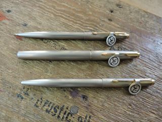 RARE NOS Vintage TITANIUM PARKER T1 Fountain Pen Ballpoint Mechanical Pencil Set 5