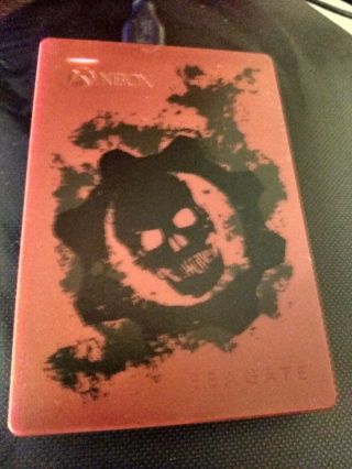 Seagate Game Drive For Xbox Gears Of War 4 Special Edition 2tb Rare