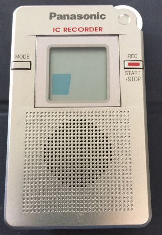 Panasonic Rr - Dr60 Ic Digital Voice Recorder - Ff8ld44734 Very Rare.  Evp