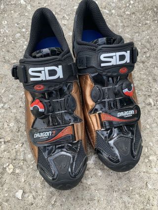 Sidi Dragon 3 Very Rare Color Mountain Bike Shoe Size 44