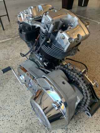 1982 FXR SHOVELHEAD MOTOR ENGINE HARLEY RARE REBUILT COMPLETE W/ TRANSMISSION 2