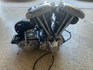 1982 FXR SHOVELHEAD MOTOR ENGINE HARLEY RARE REBUILT COMPLETE W/ TRANSMISSION 4