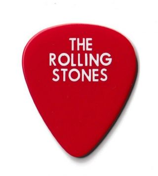 The Rolling Stones Rare Guitar Pick ( (keith Richards))  Lp Cd Concert Ticket