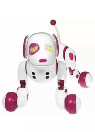 Rare Zoomer Zoomie Pink Dog Dalmatian Girls Electronic Pet Robot Interacitve Dog