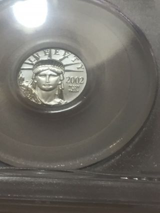 2002 Statue Of Liberty $10 Platinum Pcgs Ms69 Best Buy Rare Date Low Population