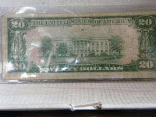 1929 $20 the telegraphers national bank of st.  louis missouri low 000680 rare 2 4