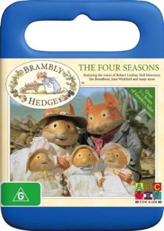 Brambly Hedge " The Four Seasons " Dvd - Very Rare Oop - Abc Australia Release