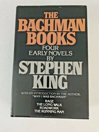 The Bachman Books Stephen King Rage Hc/dj Bce Hardcover Four Early Novels Rare