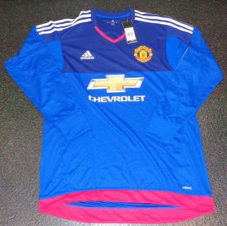 Manchester United Player Issue Rare Gk 3rd Shirt Adidas Adizero