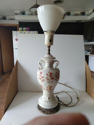 Very Rare Universal Potteries Cambridge Bittersweet Lamp