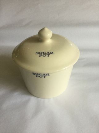 Emma Bridgewater Utility Sugar Bowl With Lid Very Very Rare