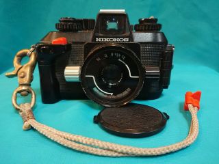 Rare Nikon Nikonos Iv - A Underwater Camera & Lens: Nikkor 35mm F/2.  5 Filter Cap