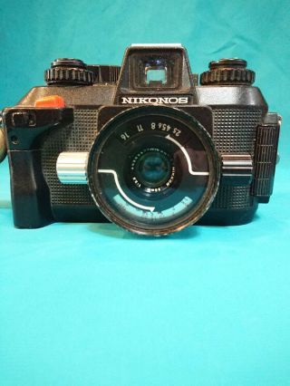 RARE NIKON NIKONOS IV - A Underwater Camera & lens: NIKKOR 35mm F/2.  5 Filter Cap 2