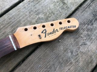 Vintage Fender Telecaster Neck 1962 Brazilian Rosewood Slab Pre CBS RARE 2