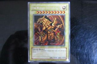 Yu - Gi - Oh The Winged Dragon Of Ra Gbi - 003 Secret Rare Card Scr English E75