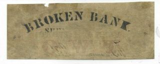 $2 (BANK OF MILFORD) 1800 ' S 