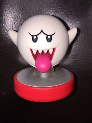 Nintendo Mario Boo Amiibo Figurine Rare 2