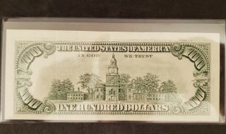 Old Style 1990 $100 Bill.  RARE One Hundred Dollar Bill.  Federal Reserve Note 2