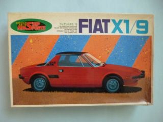 Bandai Fiat X 1/9 1/20 Japan Model Kit Nos Rare