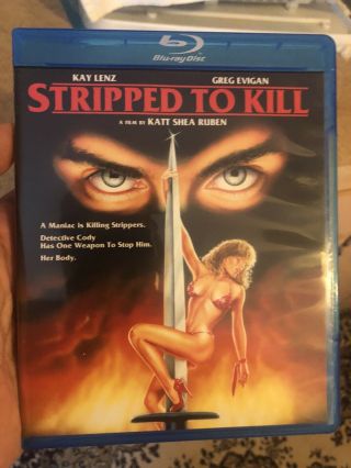Stripped To Kill (1987) (blu - Ray) Scorpion Releasing Rare Oop Like