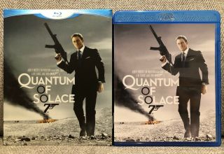 QUANTUM OF SOLACE blu ray w/RARE EMBOSSED SLIPCOVER HK 1st PRINT 3