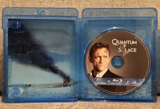 QUANTUM OF SOLACE blu ray w/RARE EMBOSSED SLIPCOVER HK 1st PRINT 5