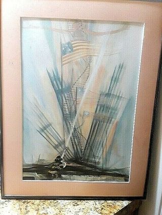 Rare P Buckley Moss Suffer Them To Come To Me Framed Hand Signed 1885/5000