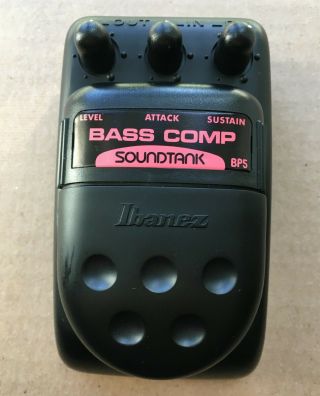 Ibanez Soundtank Bp5 Bass Comp,  Bass Compressor,  Very Good,  Rare Pedal