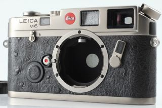 Rare [top Mint] Leica M6 Titan Titanium Rangefinder 35mm Camera From Japan 880