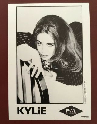 Kylie Minogue - Mega Rare Pwl 6x4 Promo Record Company Postcard 1991