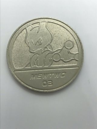 Pokemon Mewtwo Rare Metal Coin Japan Coin Pokemon Tcg Accessories