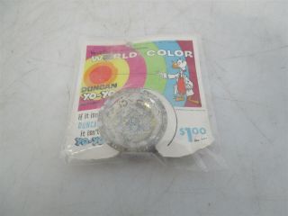 1962 Duncan Yo - Yo Disney Wonderful World Of Color Rare White Confetti