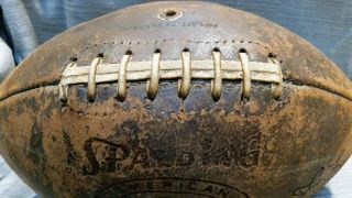 1960 ' s AFL Spalding J5 - V Football Joe Foss Signature RARE Find Authentic 4