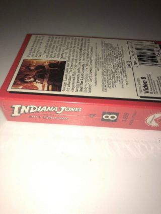 Indiana Jones And The Last Crusade on Video 8 - Rare 8MM Format 3
