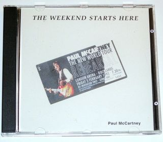The Beatles Paul Mccartney - The Weekend Starts Here Rare Cd