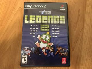 Taito Legends 2 (sony Playstation 2,  2007) Complete Rare Ps2 -