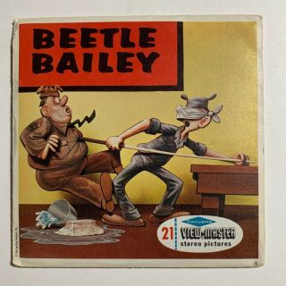 Very Rare View - Master Beetle Bailey (b518) 3 Reel Set,  Booklet