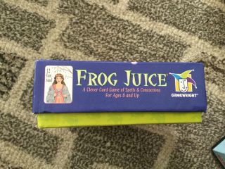 FROG JUICE Card Game 1997 Version Complete Rare Game By Gamewright 5