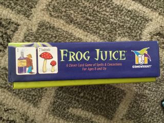 FROG JUICE Card Game 1997 Version Complete Rare Game By Gamewright 6