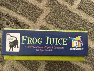 FROG JUICE Card Game 1997 Version Complete Rare Game By Gamewright 7
