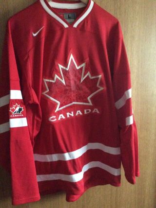 Canada Vancouver Olympic 2010 Nhl Team Jersey - Ultra Rare - Nike - Large