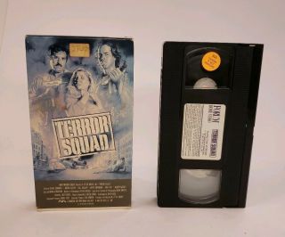 Forum Vhs Terror Squad 1987 Rare Exploitation Oop Hostage Thriller Kerry Brennan