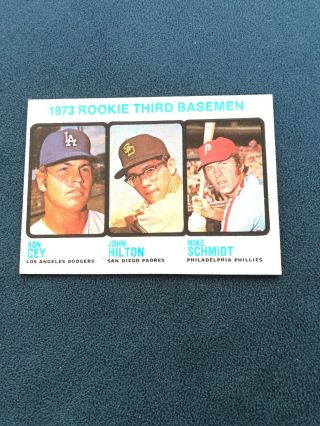 1973 Topps Set Mike Schmidt Rookie Rare High 615 Phillies - Nm/mint