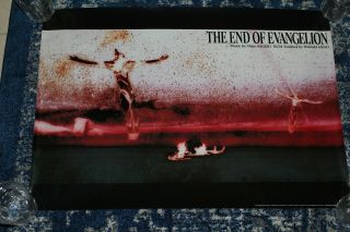 Ultra Rare The End Of Evangelion Anime Soundtrack Movie Promo Poster Gainax